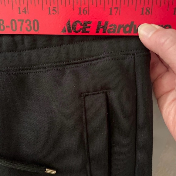 NWT Women Nike Jordan Fleece Sweatpants Flight Wide Leg Black XL Loose Fit Baggy - Picture 8 of 9